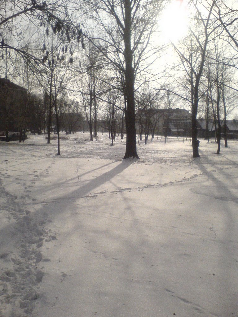 Небольшой парк на Монахова, Слуцк
