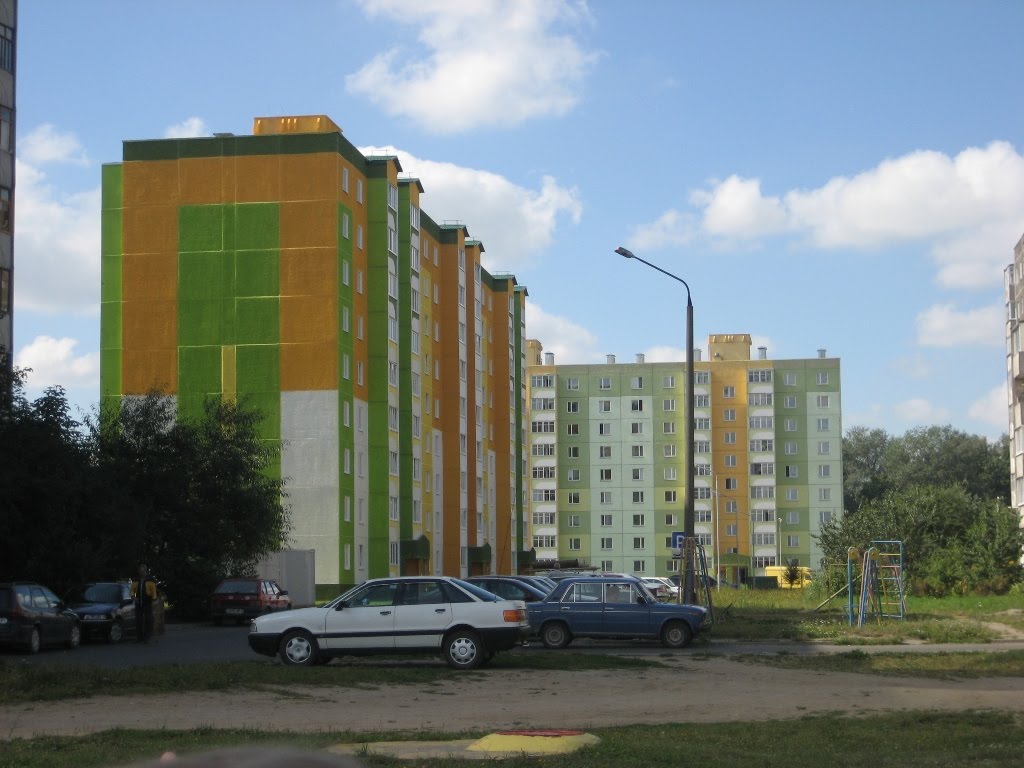 Новые дома на Зелёной, Слуцк