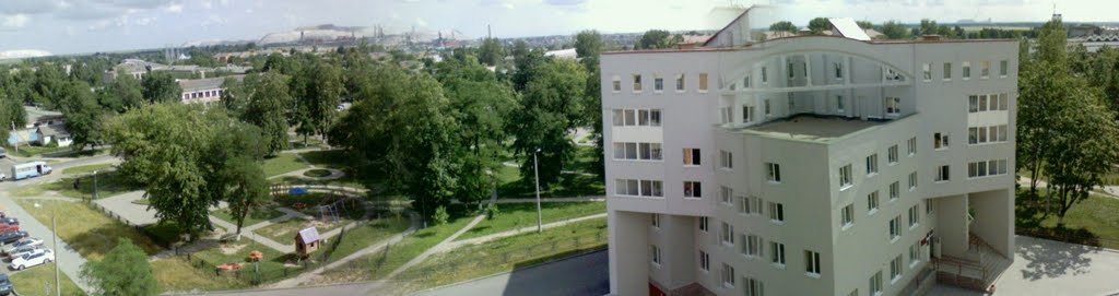 панорама. Экономический техникум, Солигорск