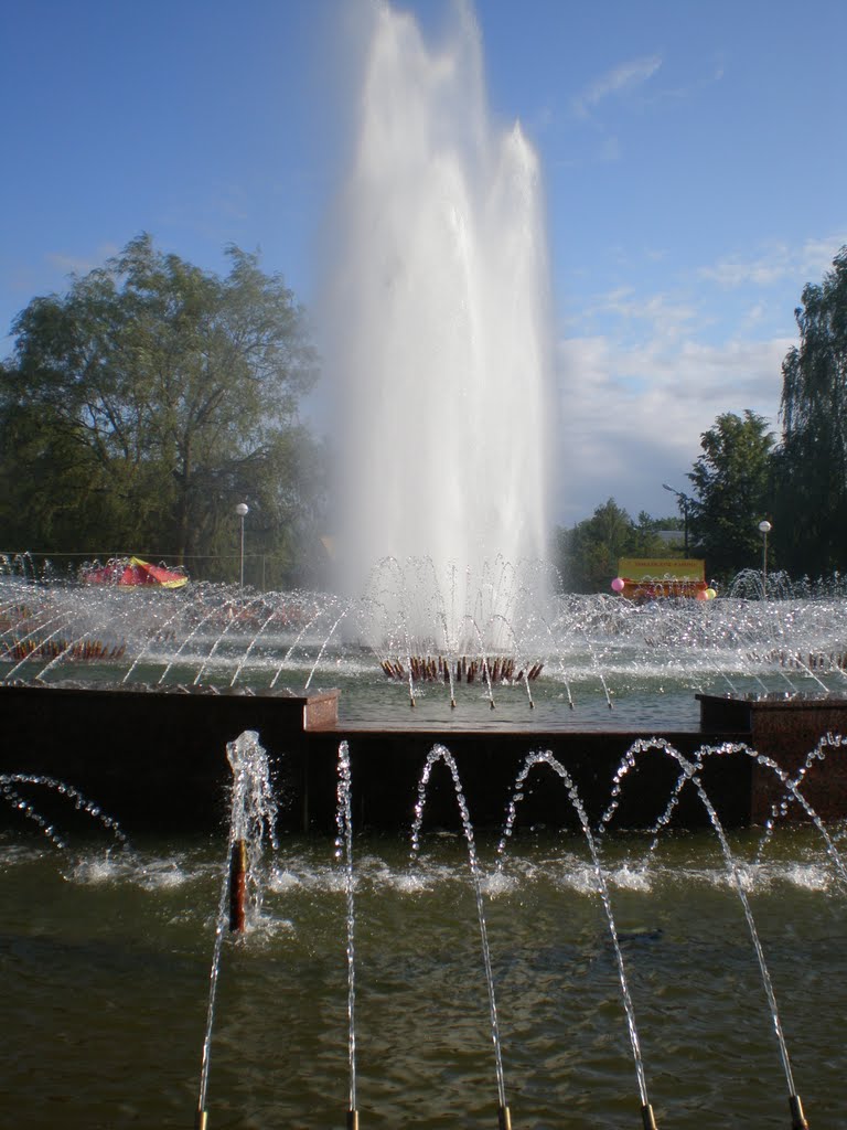 фонтаны- застывшая вода, Солигорск