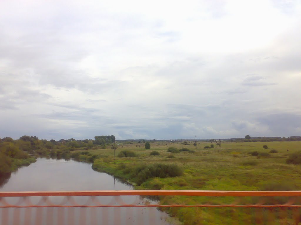 Р-2 Столбцы-Ивацевичи-Кобрин (на Столбцы). Река Нёман, Столбцы
