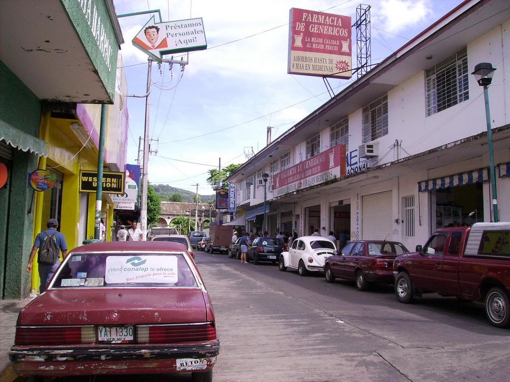Calle del centro, Сан-Андрес-Тукстла