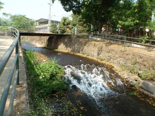 Canal del Tajalate en la entrada al Cebollal. Los Tuxtlas, Veracruz, Mexico. (Toño Rangel)., Сан-Андрес-Тукстла