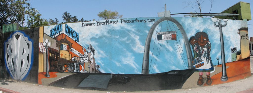 Graffiti Mural Urbano: Ave. Revolucion, Тихуатлан