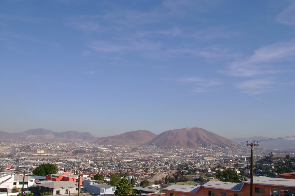 cerro colorado desde Las Huertas, Тихуатлан