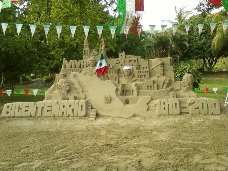 Escultura de arena del Bicentenario, Акапулько