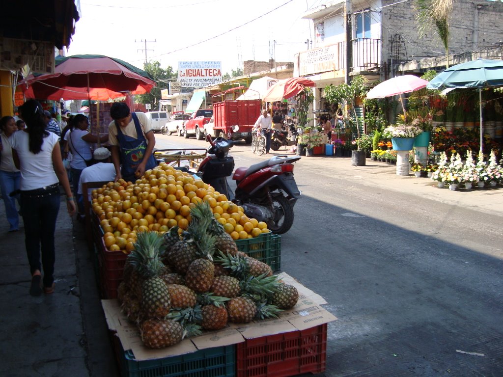 calle del mercado, Игуала