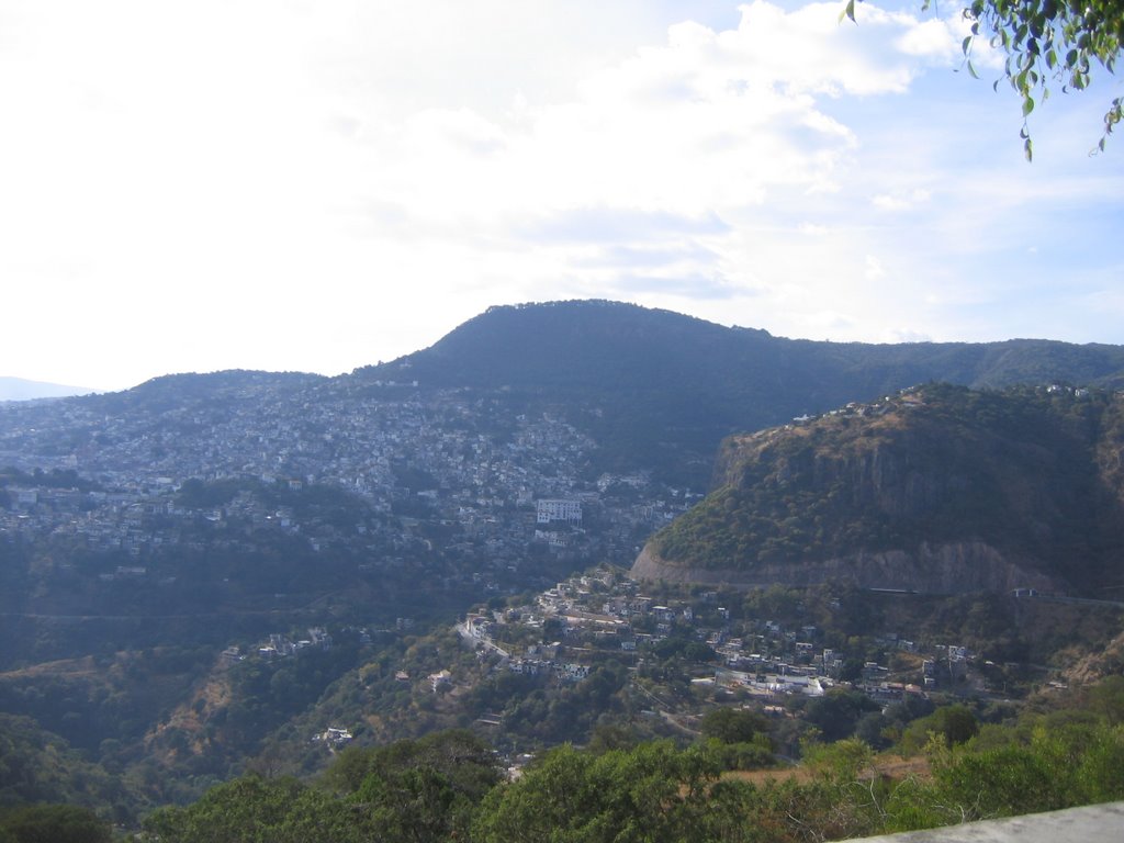 Taxco, vista panorámico, Такско-де-Аларкон