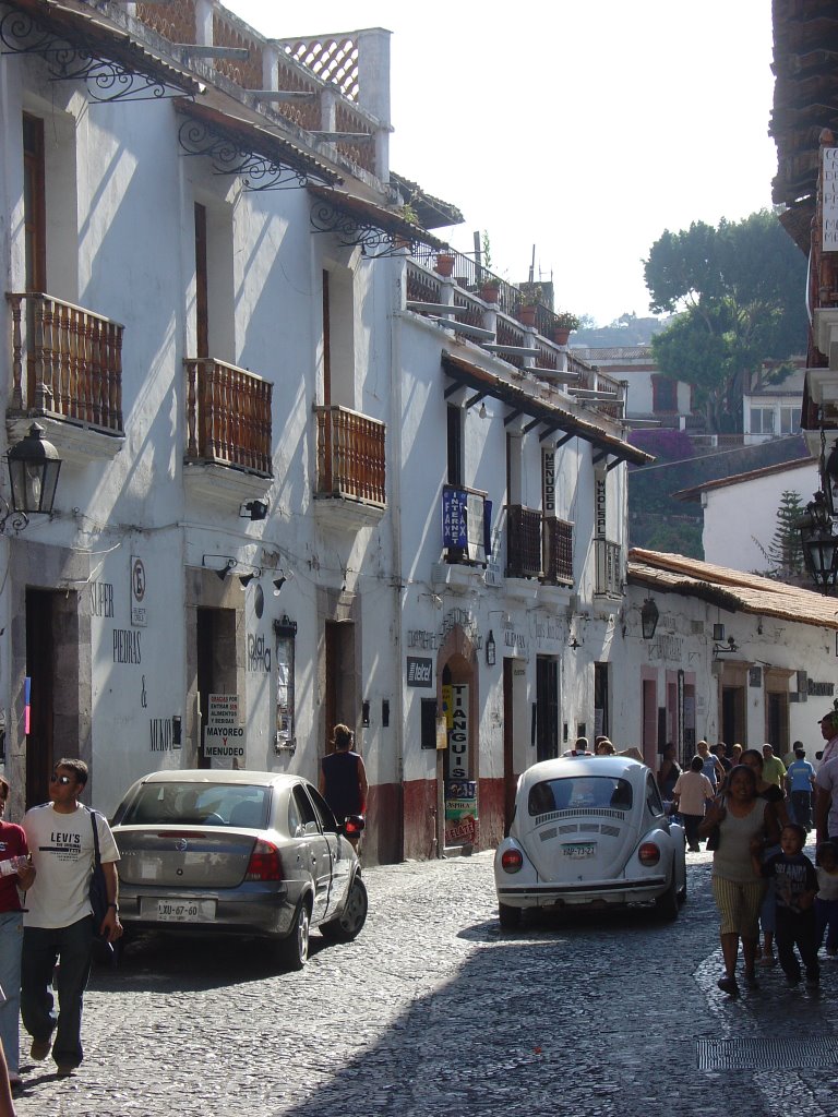 Calles del centro, Taxco, Такско-де-Аларкон