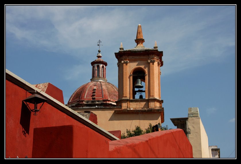 Iglesia en Guanajuato, Gto. - Church in Guanajuato, Gto., Валле-де-Сантъяго