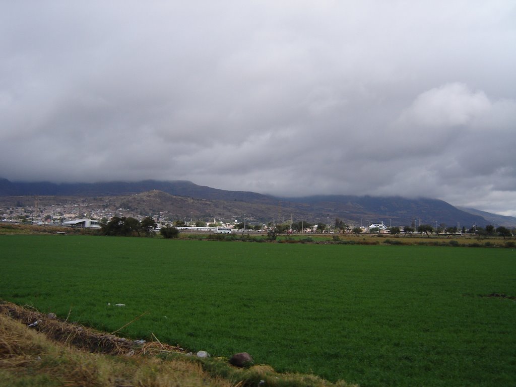 View of Pénjamo after the rain of winter, Пенхамо