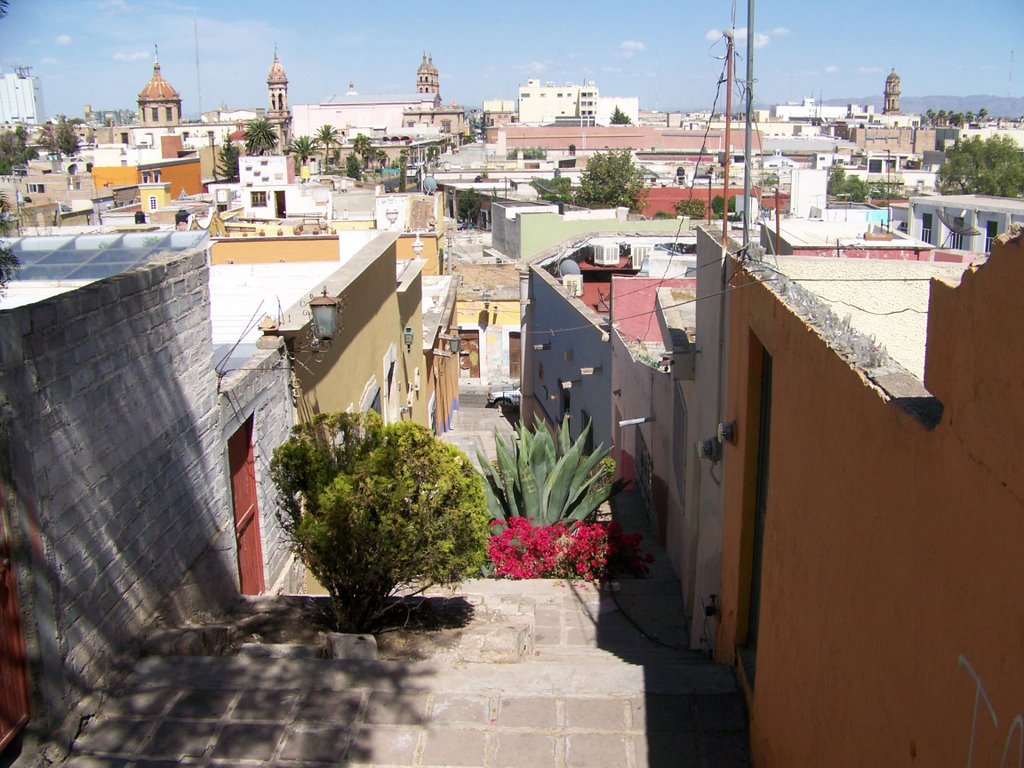 Vista de la ciudad desde el Cerro del Calvario, Дуранго