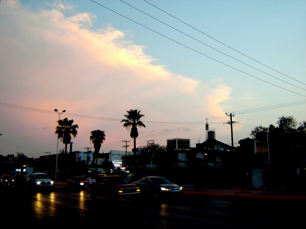 Red Sky at Evening Monclova Mexico, Монклова