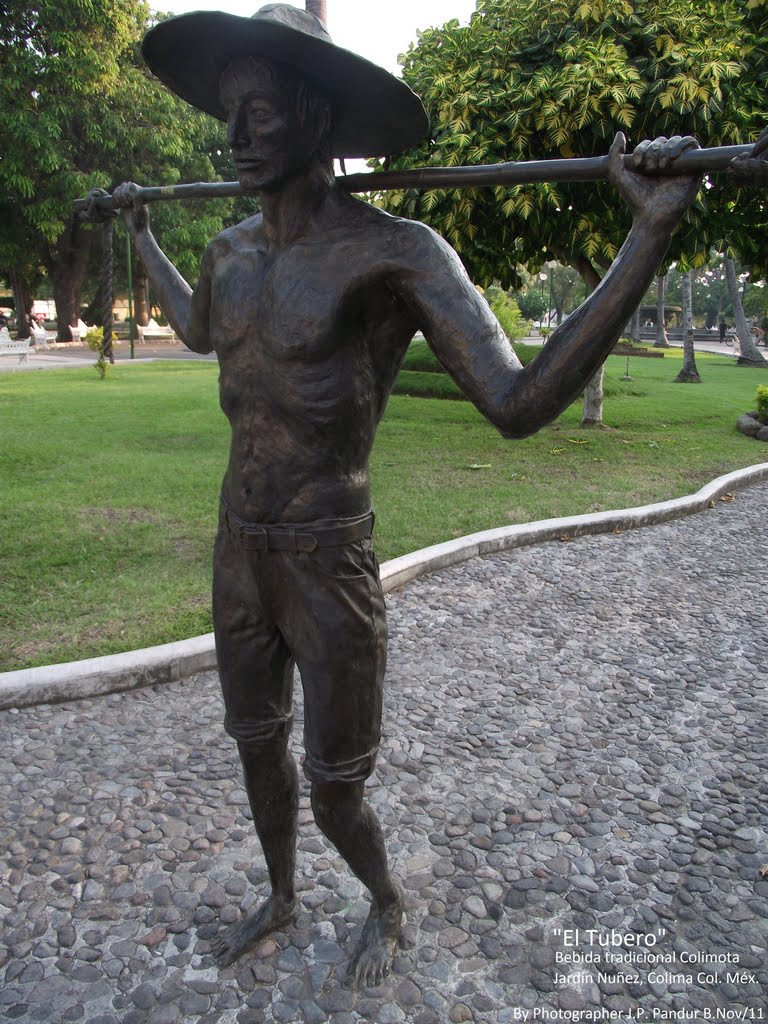 "El Tubero" serie escultorica de los oficios de Colima, Col México creada por el Sr. Gil Garea, Колима