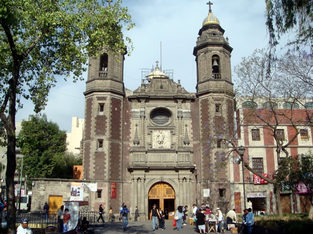 MEXICO Mexico DF, Iglesia de San Miguel Arcángel, Куаутитлан