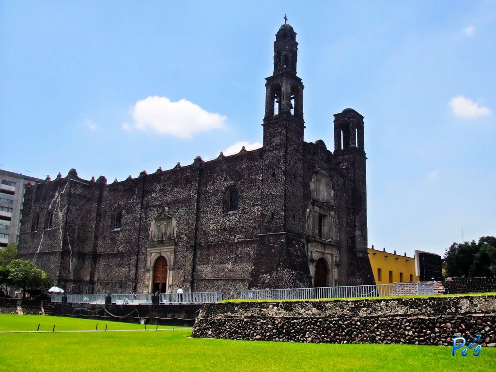 México, D.F., Delegación Cuauhtémoc, Iglesia de Santiago Tlatelolco., Наукалпан