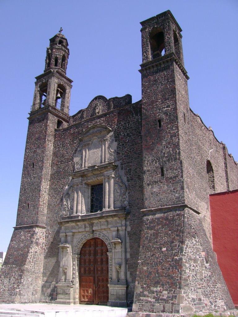 Iglesia Tlatelolco una de las Tres Culturas de esta Plaza, Текскоко (де Мора)