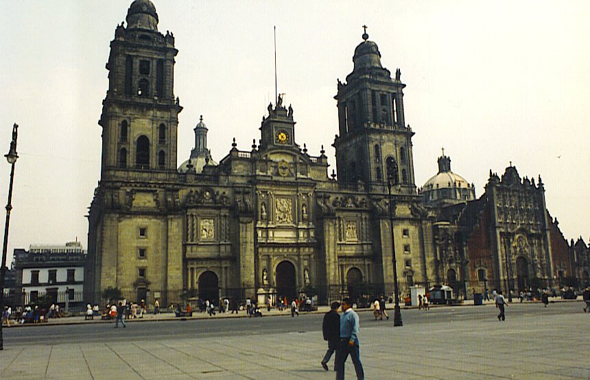 Mexico city 1990 Catedral Metropolitana...© by leo1383, Хилотепек-де-Абасоло