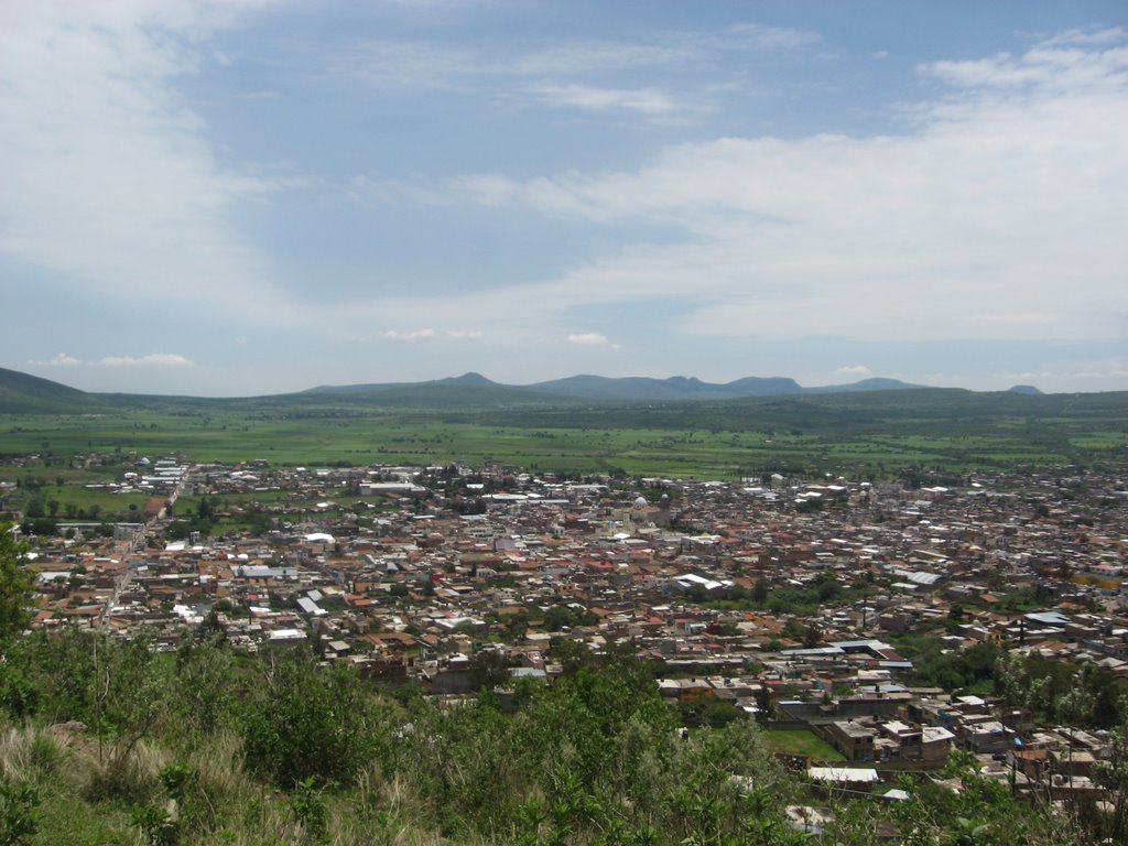 Panoramica del centro de la ciudad, Пуруандиро