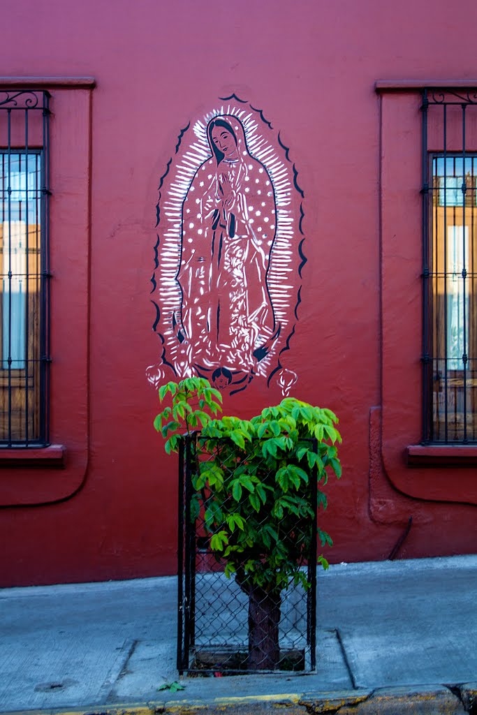 la virgen, casa de los milagros, oaxaca, Хуахуапан-де-Леон