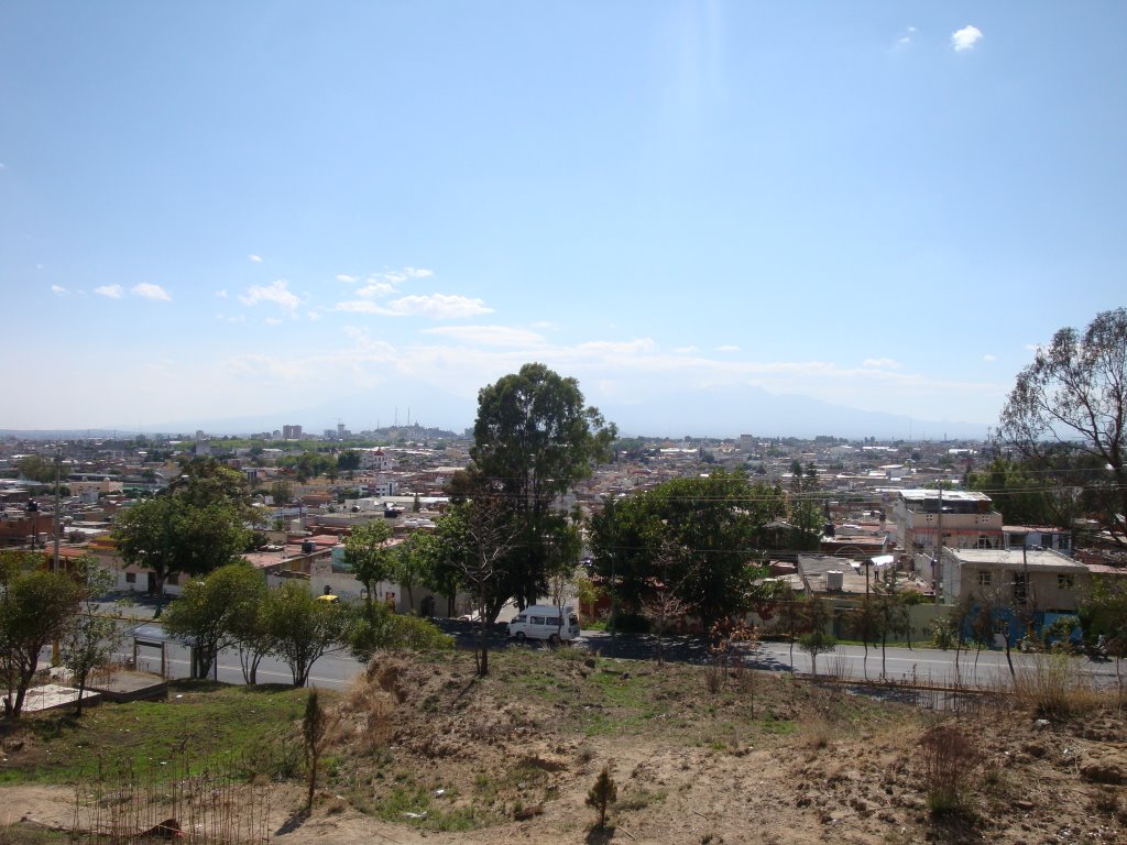 Vista de Puebla desde el fuerte de Loreto, Ицукар-де-Матаморос