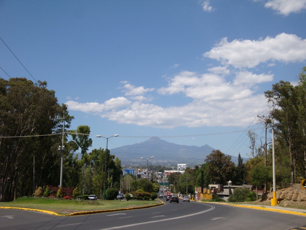 La malinche desde el cerro de Loreto, Техуакан