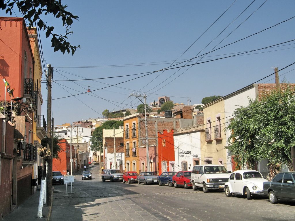 The Zacatecas cable car above the street, Закатекас