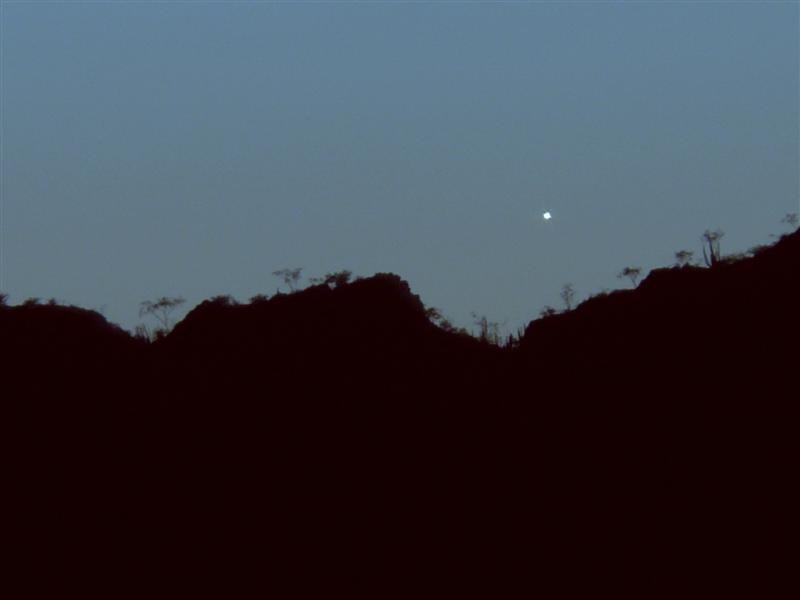 Venus sobre cerro de las tinajas, Емпалм