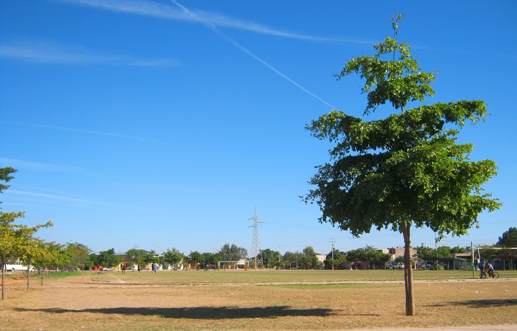 campo deportivo en la Colonia Libertad, Cd. Obregón, Son., Сьюдад-Обрегон