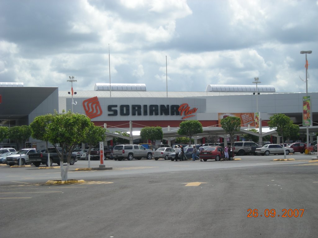 Tienda de Autoservicio Soriana, Suc. Palmas, Валле-Хермосо
