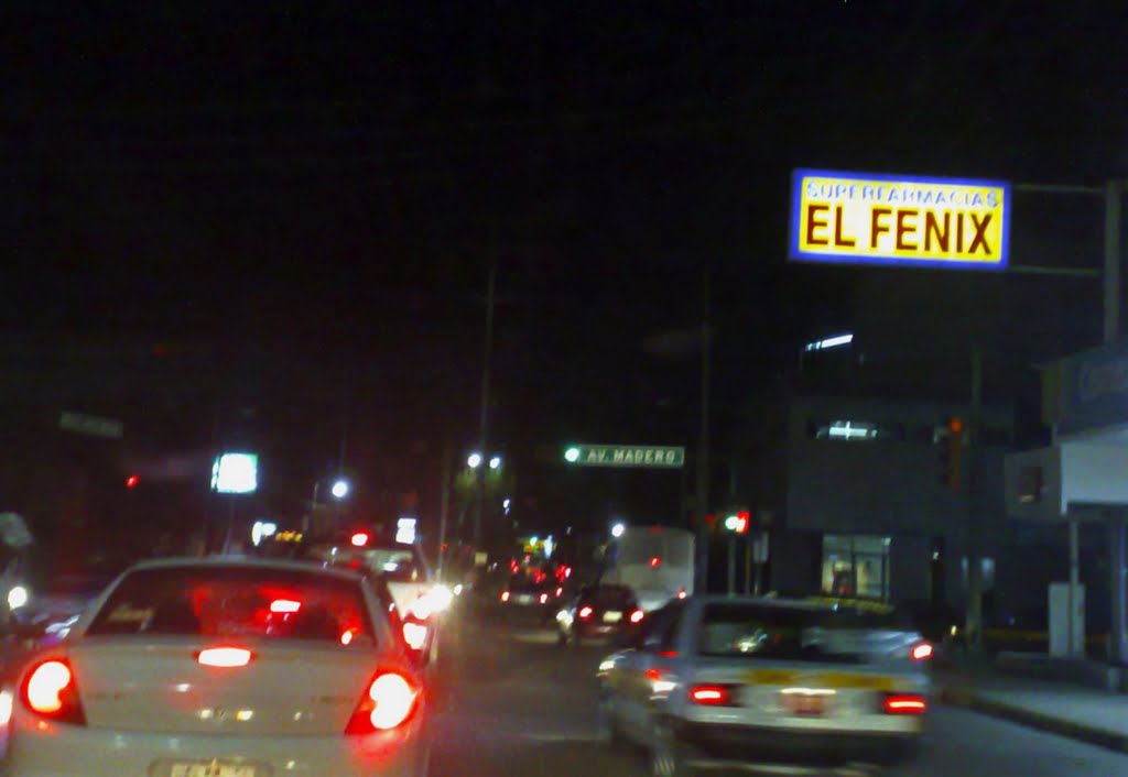 De noche en ciudad Madero, Сьюдад-Мадеро