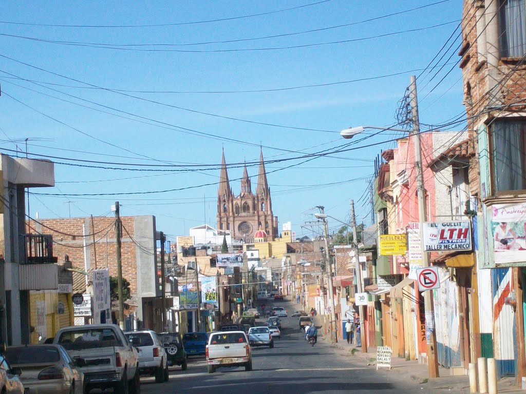Parroquia de San José Obrero desde la calle, Арандас