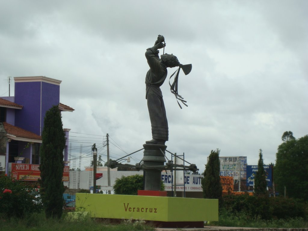 Voloador de Papantla Veracruz, Avenida Internacional, Comitan Chiapas, Комитан (де Домингес)