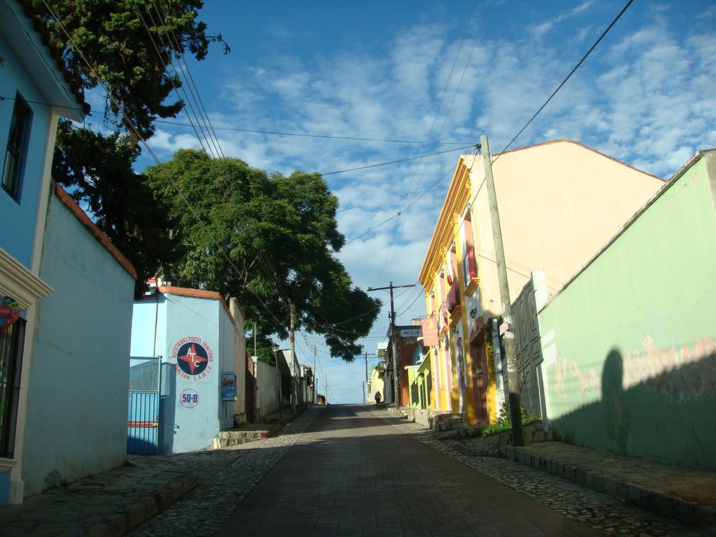 calles en comitan, Комитан (де Домингес)