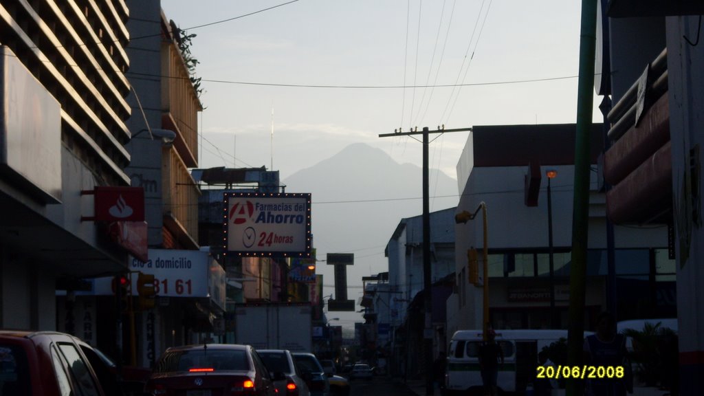 Volcán Tacaná desde la segunda Sur/Norte esq. Central Pte. Zona Centro Tapachula, Chis., Тапачула