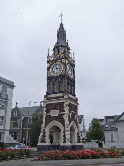 0674 Christchurch, Clock Tower, Крайстчерч