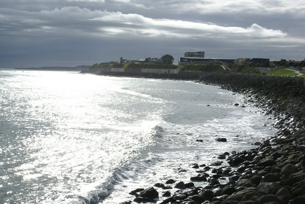 New Plymouth, seaside, view to Northeast, Нью-Плимут