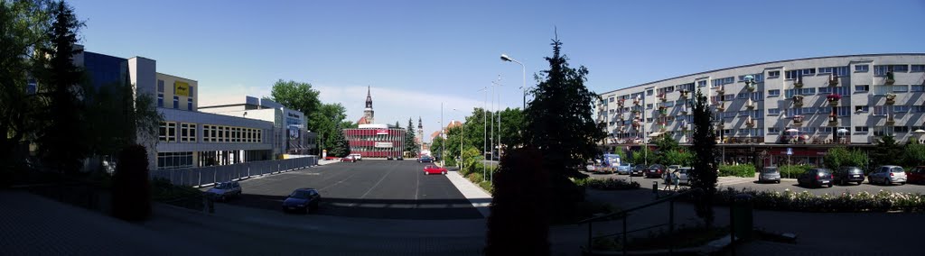 Bolesławiec - parking przy Starostwie Powiatowym i Kinie Forum, Болеславец