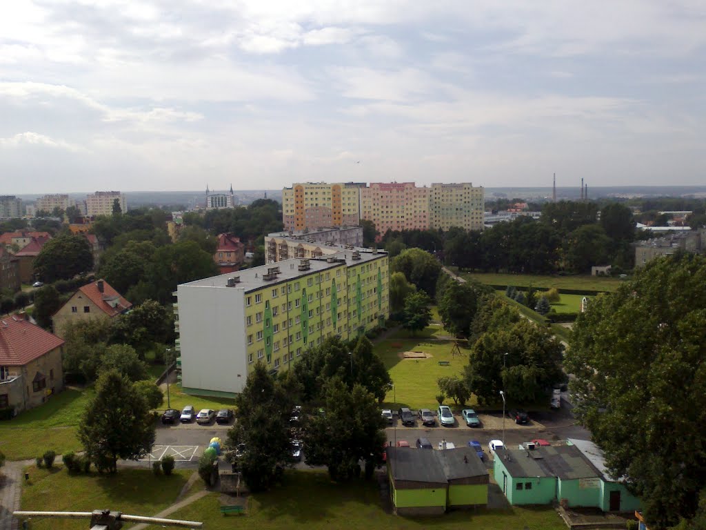 Widok na Bolesławiec z okna wróżki, Болеславец