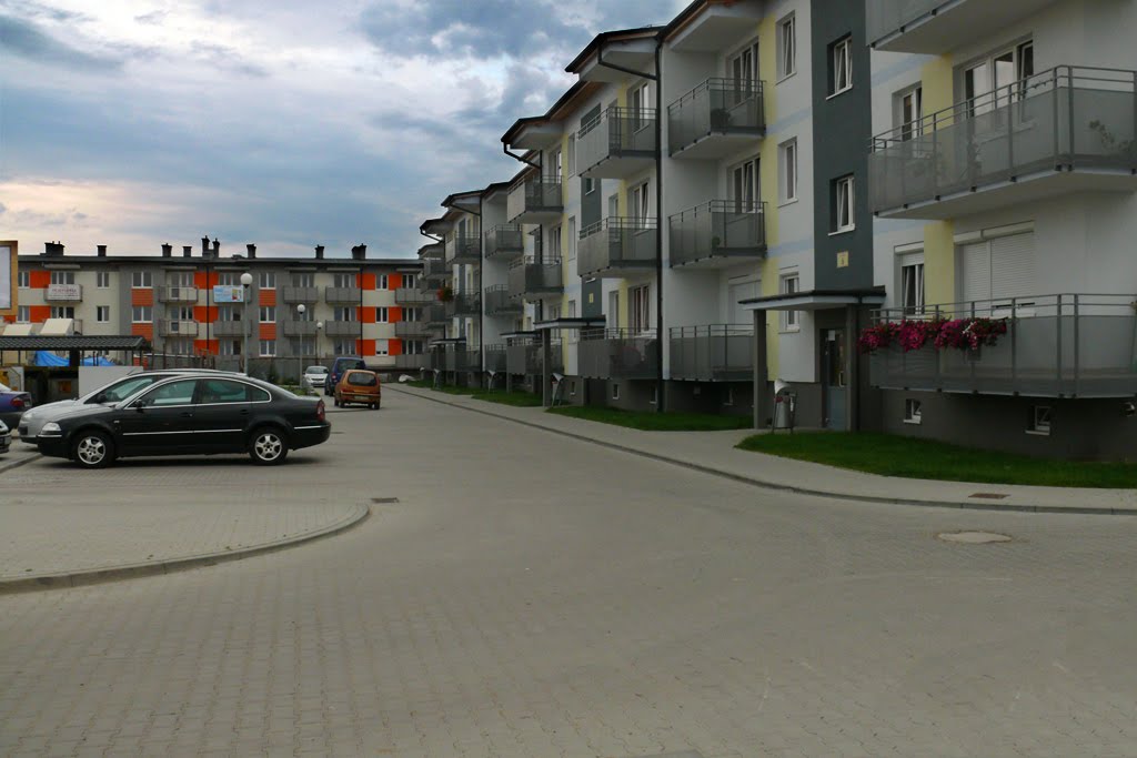 Najnowsze osiedle na ulicy Zacisznej - The newest buildings on Zaciszna street., Олава