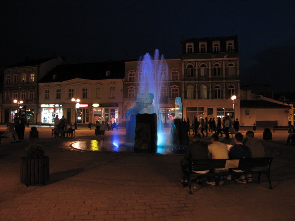 Inowrocław - Rynek , fontanna światła i muzyki, Иновроцлав