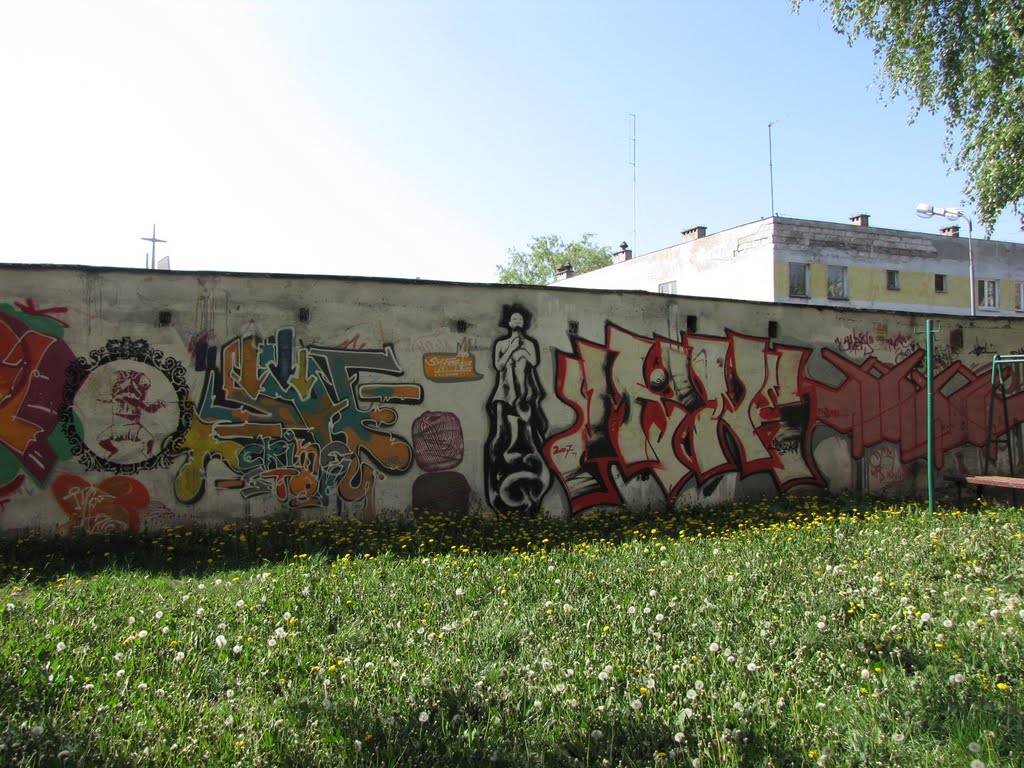 Inowrocław - Oś. Piastowskie - graffiti, Иновроцлав