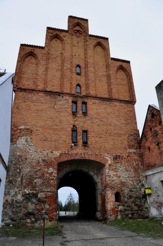 Gotycki zamek 1270-1305 Zamek Bierzgłowski /zk, Свечье