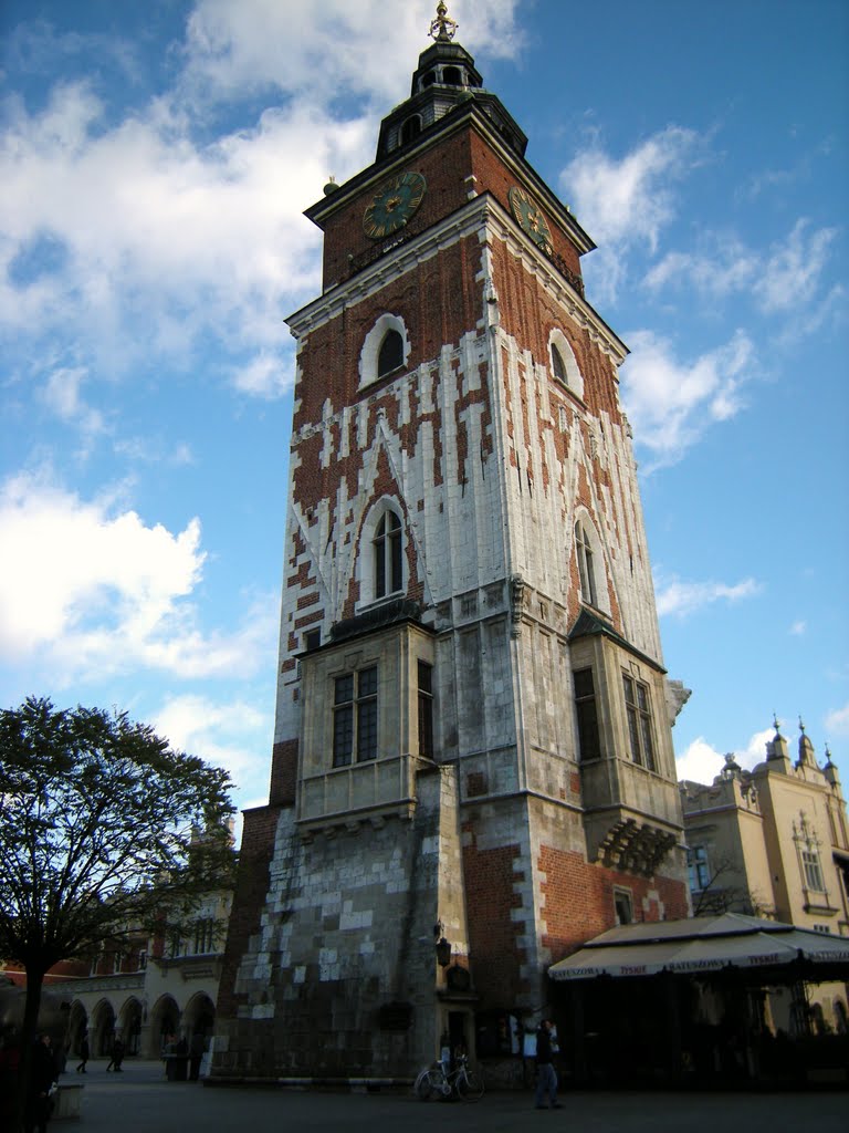 Wieża ratuszowa, Rynek Główny, Kraków/Town Hall Tower, Market Square, Cracow, Краков