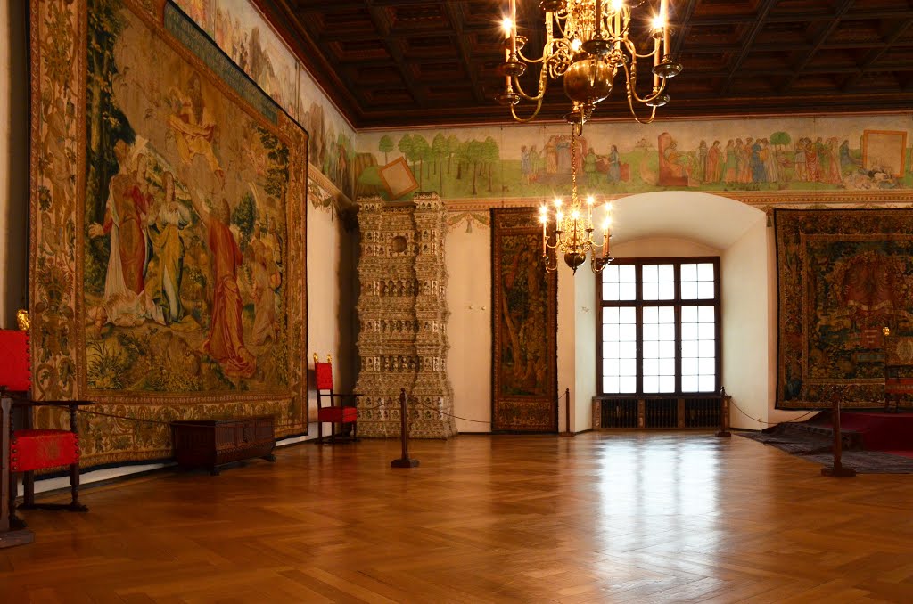 Sala Poselska, zw. także Pod Głowami Zamku Królewskiego na Wawelu. Miejsce obrad sejmu i przyjmowania poselstw (UNESCO), Краков