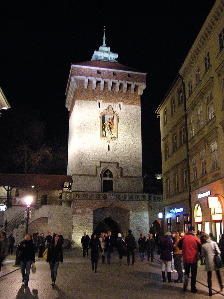 Brama Floriańska, Kraków/Florian Gate, Cracow, Краков (обс. ул. Коперника)