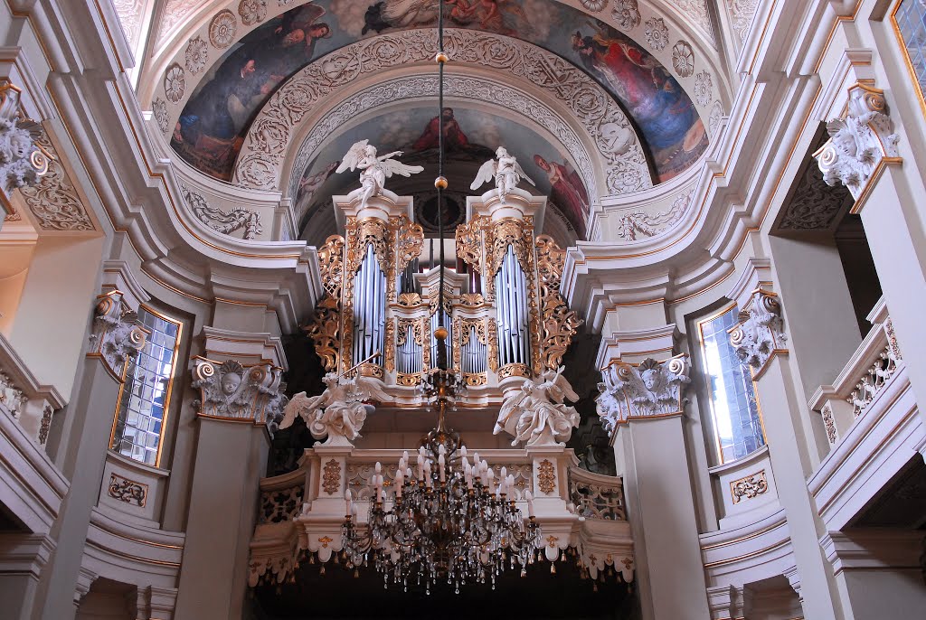 Kościół Nawrócenia św. Pawła w Krakowie.   Organ., Краков (обс. Форт Скала)