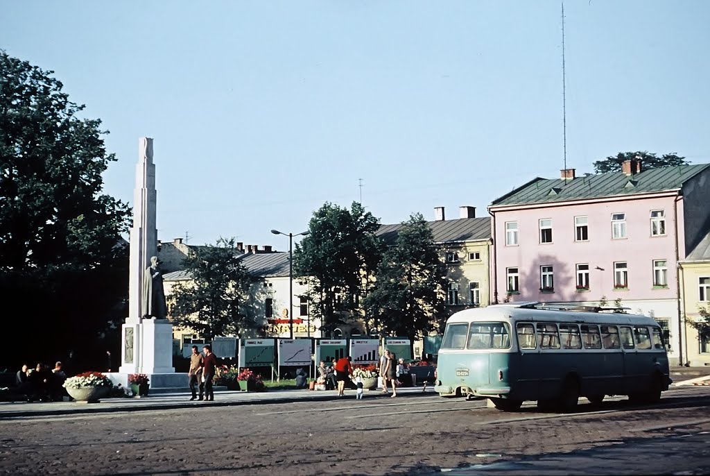 1968. Nowy Targ, Rynek (Fot. Witold)., Новы-Тарг