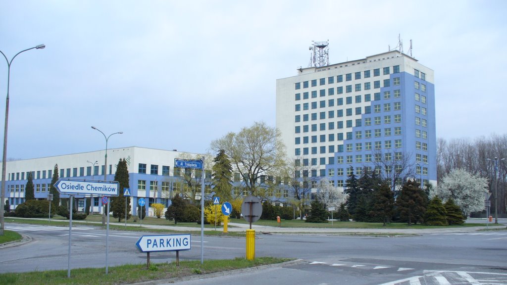oficinas edificio la empresa "FCh Dwory", Освецим