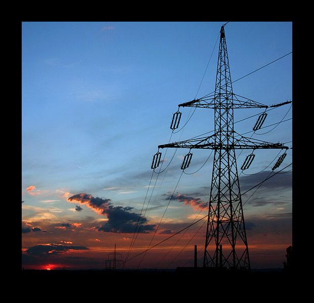 power lines in Skawina, Скавина